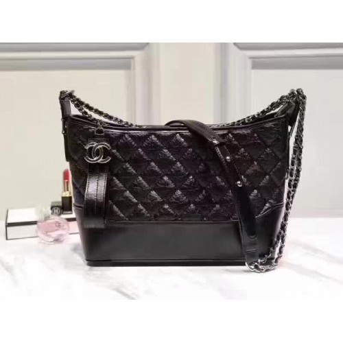 Chanel Schoudertas Schapenleer A843567 Zwart