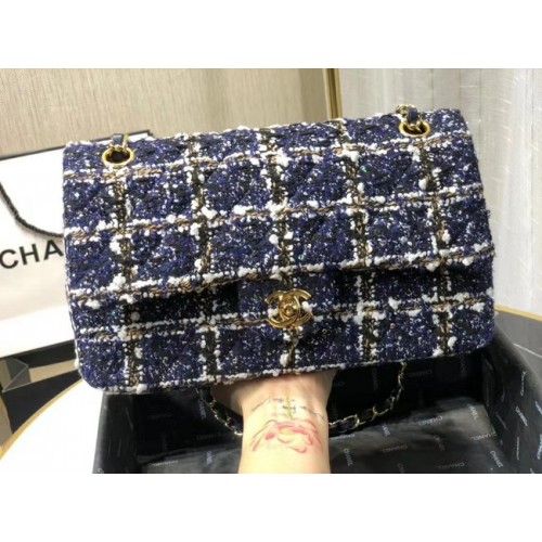 Chanel Twill zacht A01112 koningsblauw