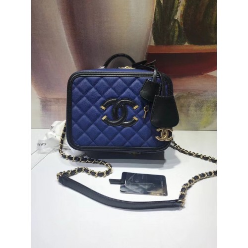 Chanel Toilettas Origineel A93343 blauw