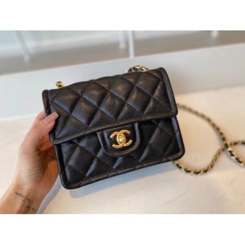 Chanel schoudertas AS2356 zwart