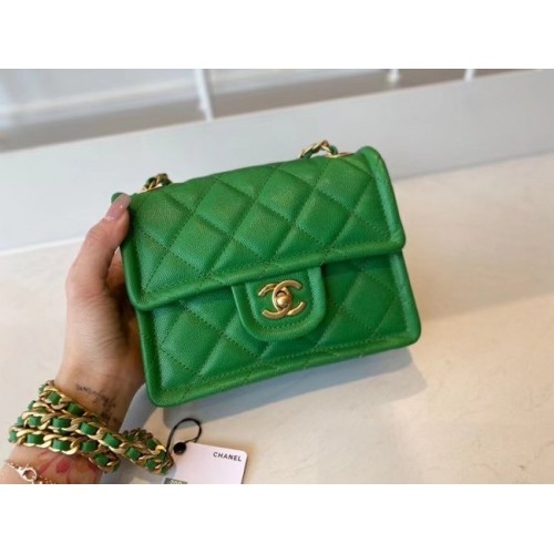Chanel schoudertas AS2356 groen