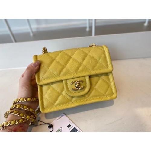 Chanel schoudertas AS2356 geel