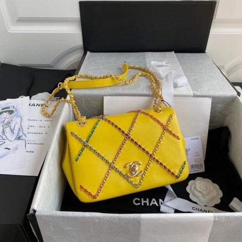Chanel kleptas AS2383 geel Multicolor