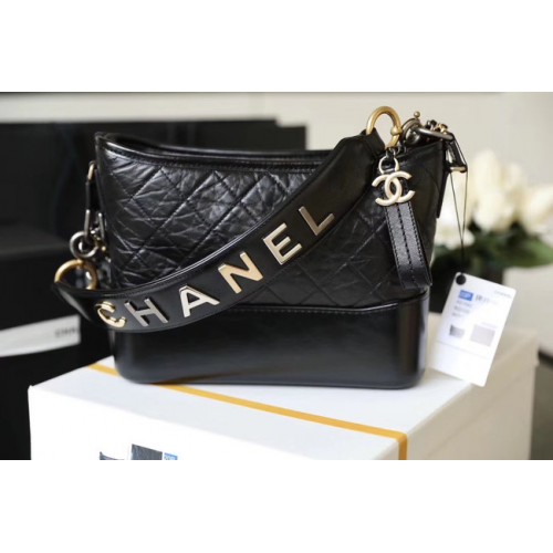Chanel gabrielle hobo bag A93824 zwart