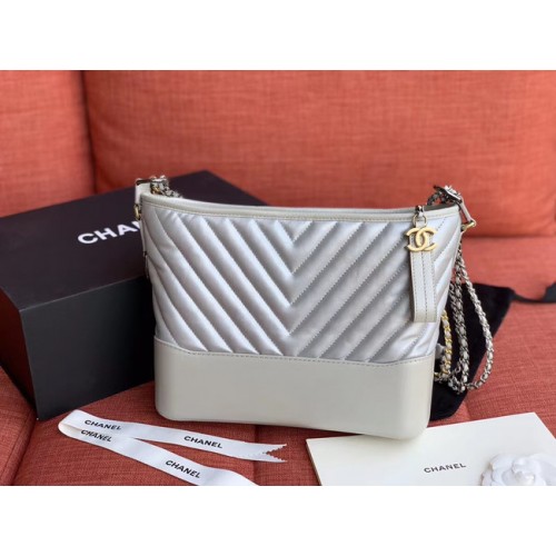 Chanel gabrielle hobo bag A93824 lichtblauw