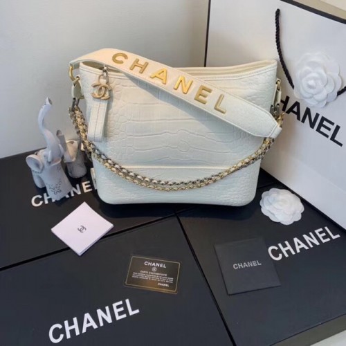 Chanel gabrielle hobo bag A93824 wit