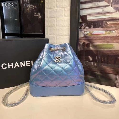 Chanel gabrielle kleine rugzak A94485 blauw