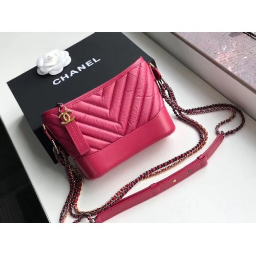 Chanel gabrielle kleine hobo tas A91810 roze