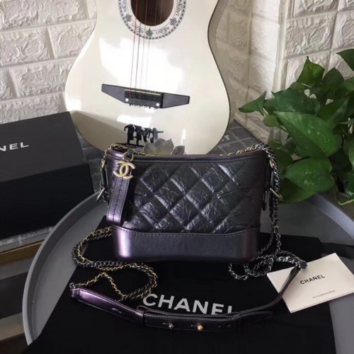 Chanel gabrielle kleine hobo bag B91810 lichtzwart