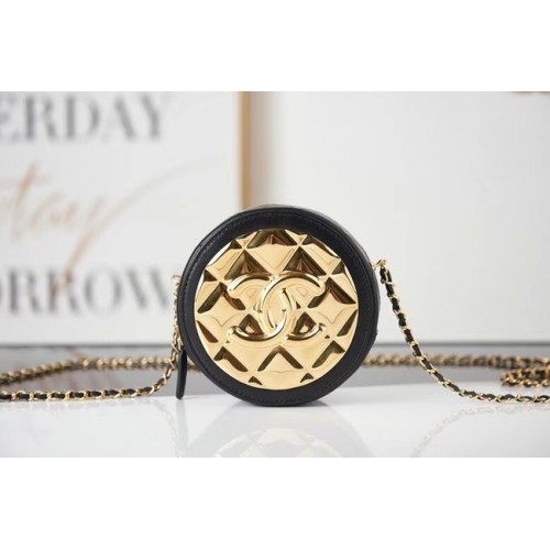 Chanel leren Schoudertas AP2388 zwart