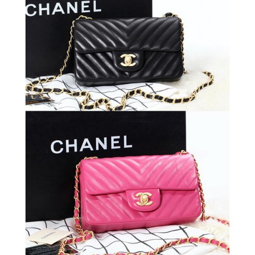 Chanel mini Classic Flap Bag Original Schapenvacht CHA1116 Goud