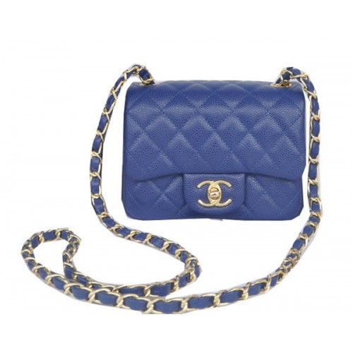 Chanel mini Classic Flap Bag Royal Cannage Patroon 1115 Goud