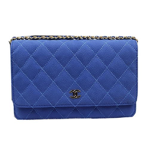 Chanel mini flap tas origineel suède leer A33814 blauw