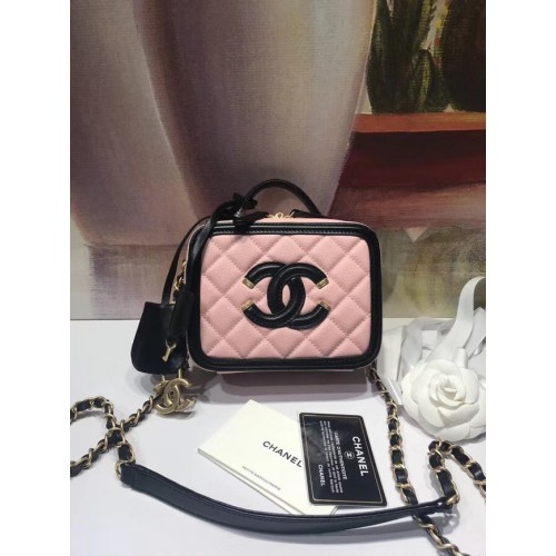 Chanel mini toilettas origineel A93342 roze