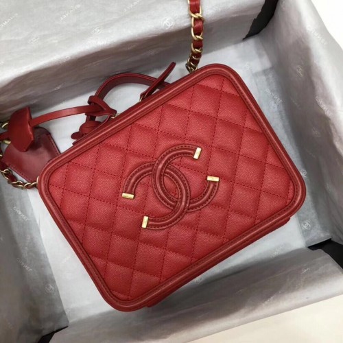 Chanel mini toilettas origineel A93342 rood