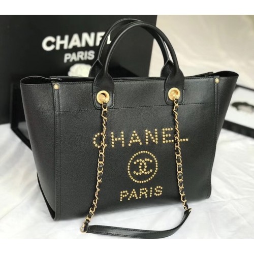 Chanel originele kalfsleren draagtas 78901 zwart