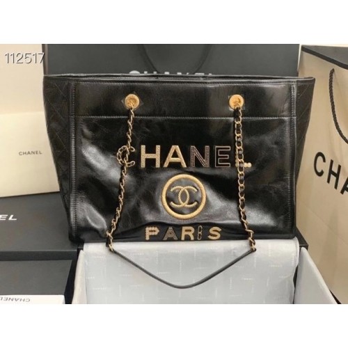 Chanel boodschappentas A67001 zwart