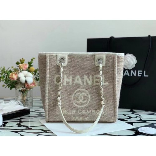 Chanel kleine Boodschappentas A66940 Crème