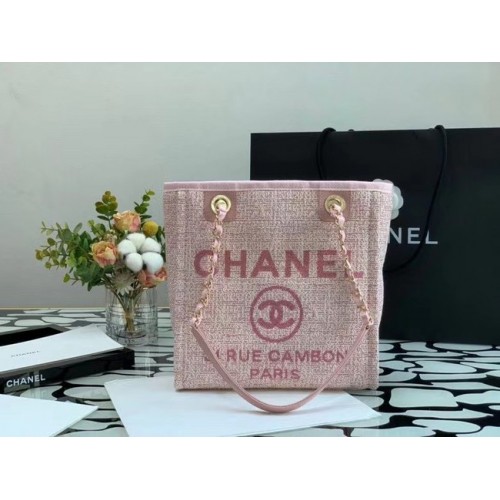 Chanel kleine boodschappentas A66940 roze