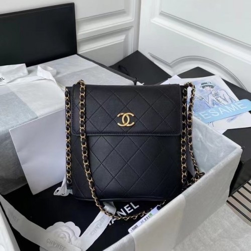 Chanel kleine hobo tas AS2543 AS2542 zwart