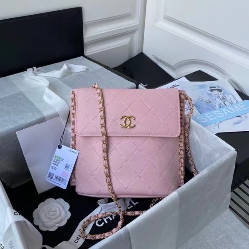 Chanel kleine hobo bag AS2543 AS2542 roze