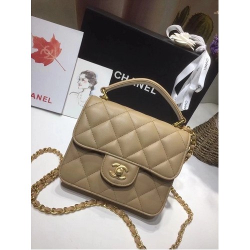 Chanel kleine draagtas 8817 Khaki