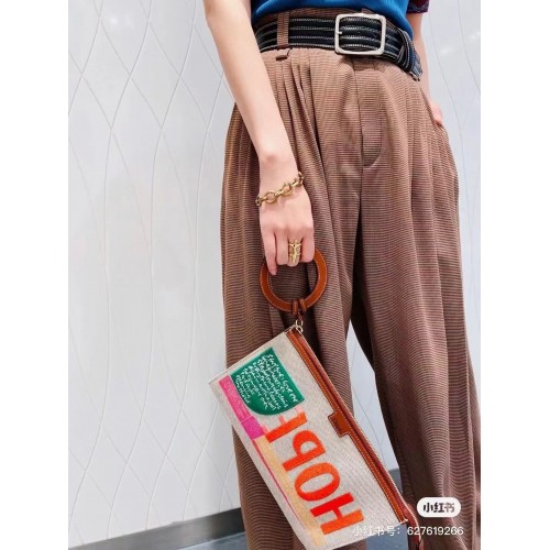 Chloe Stof leer 6C033 bruin