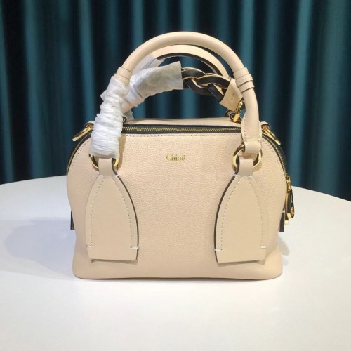 Chloe originele kalfsleren tas 6C081 creme
