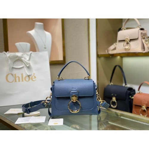 Chloe originele kalfsleren tas C1143S blauw