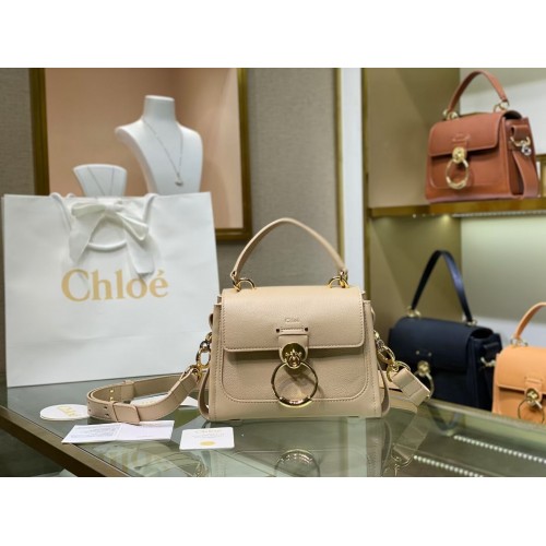 Chloe originele kalfsleren tas C1143S creme