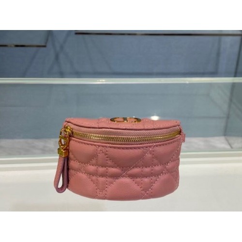 AFNEEMBARE DIOR CARO HALVE MAAN PORTEFEUILLE S5033U ROZE