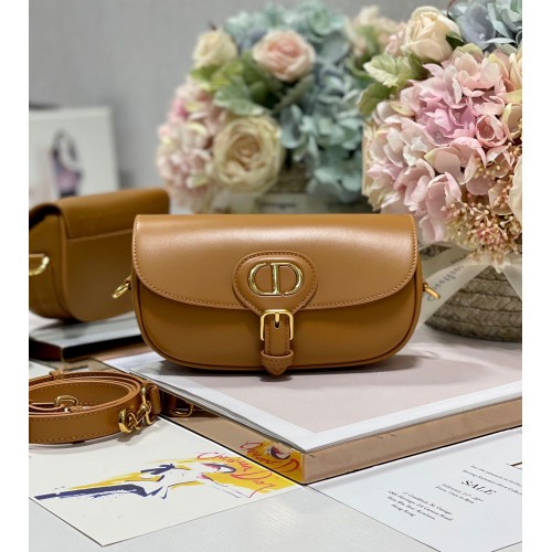 DIOR BOBBY EAST-WEST TAS Box Kalfsleer M9317S Bruin