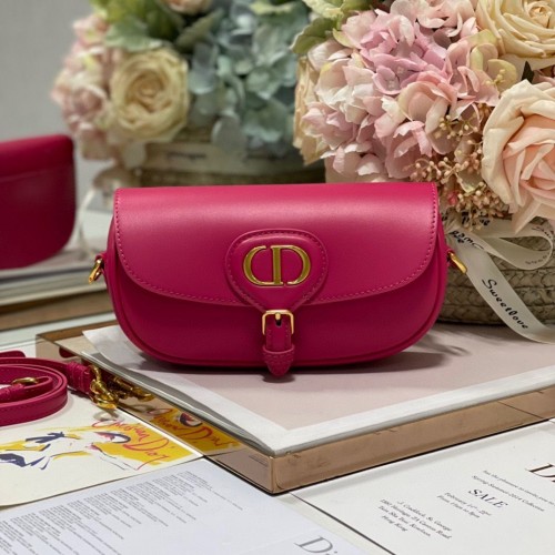 DIOR BOBBY EAST-WEST TAS Doos van kalfsleer M9317S Roze