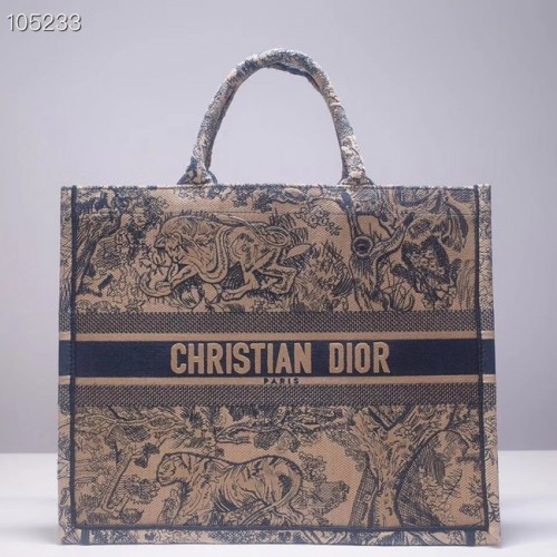 DIOR BOOK TOTE TAS TOILE DE JOUY M1286ZT groen
