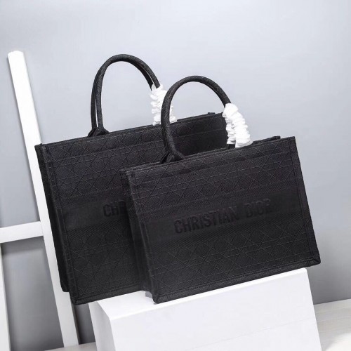 DIOR BOOK TOTE GEBORDUURDE CANVAS TAS C1287-19