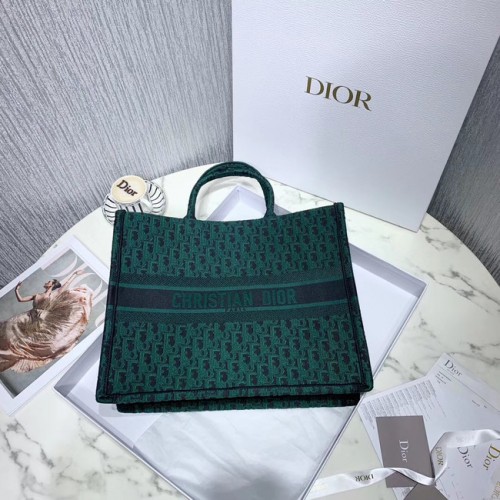 DIOR BOOK TOTE GEBORDUURDE CANVAS TAS M1287-8