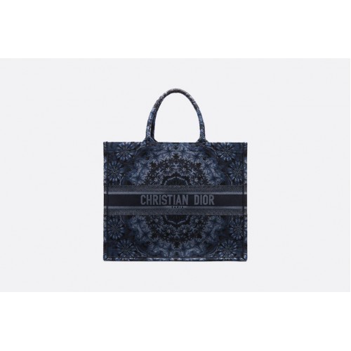 DIOR BOOK TOTE KALEIDIORSCOPIC TAS M1286ZRIO blauw