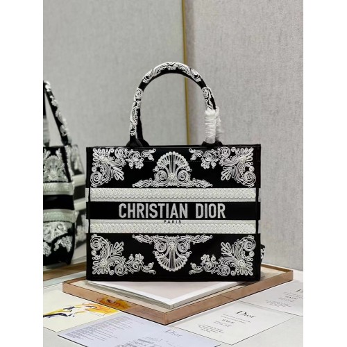 DIOR BOOK TOTE leer C1287-25 zwart