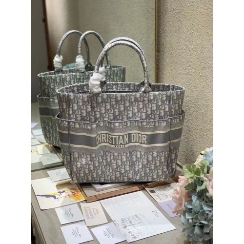 DIOR Strandtas CANVAS C0175 GRIJS