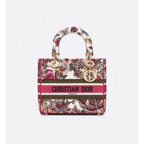 DIOR LADY D-LITE TAS Geborduurd M0566BRE-10