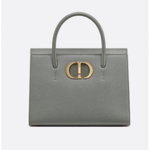 DIOR LARGE ST HONORE TOTE Generfd kalfsleer M9306UBAE grijs