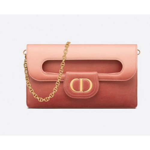DIOR MEDIUM DIORDOUBLE TAS Kalfsleer met kleurverloop M8641U Roze