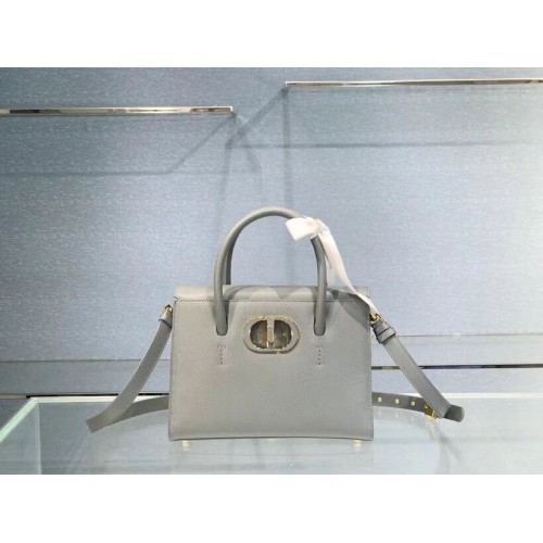 DIOR MEDIUM ST HONORE TOTE Kaviaar kalfsleer M9321UMBA grijs