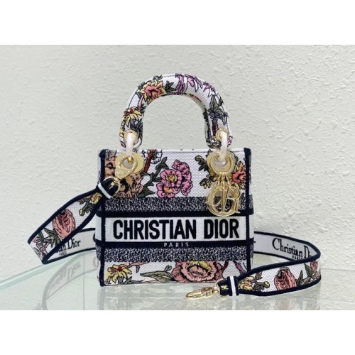DIOR MINI LADY D-LITE TAS Geborduurd M0500BZ-1