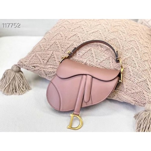 DIOR KLEINE ZADELTAS Kalfsleer M0445CW roze