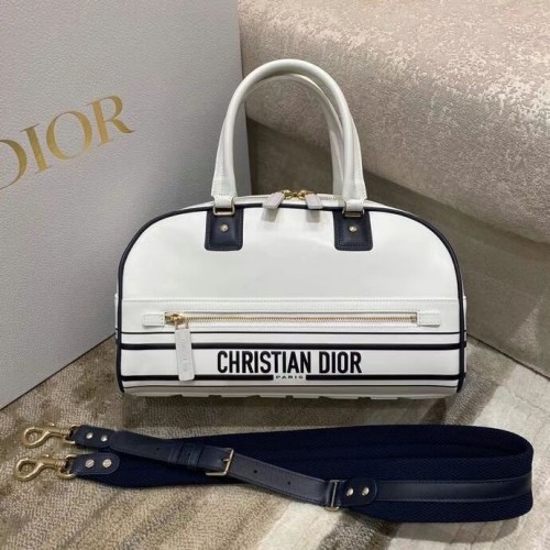 DIOR medium leren draagtas C9189 wit