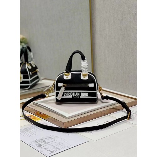 DIOR kleine leren draagtas C9201 zwart