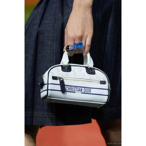 DIOR kleine leren draagtas C9201 wit