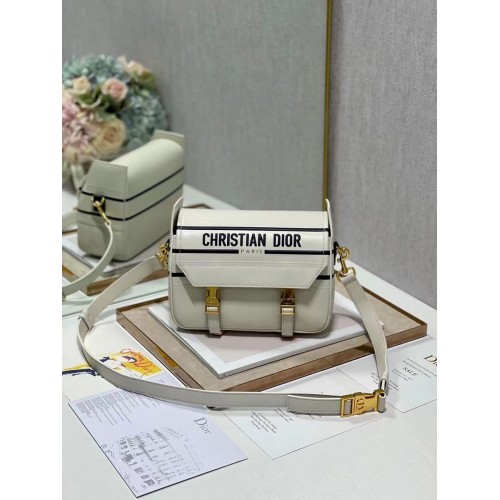 DIORCAMP TAS Dior meerkleurige stropdas Dior kalfsleer M1291 creme
