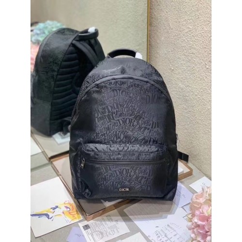 DIORTRAVEL RUGZAK Dior Oblique technische jacquard C0064 zwart